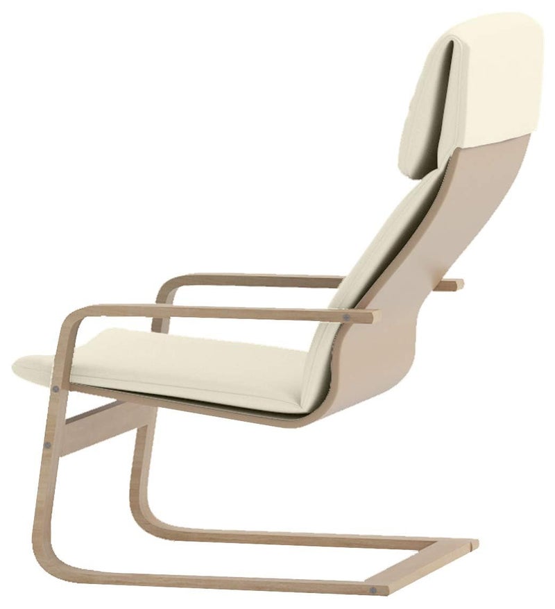 Custom Slipcover Replacement The Pello Chair Cotton Covers Replacement is Custom Made Compatible for IKEA Pello Chair Cover (Or Pello Armchair Slipcover). Multi Color Options (Dark Bluish Gray) - Image 4